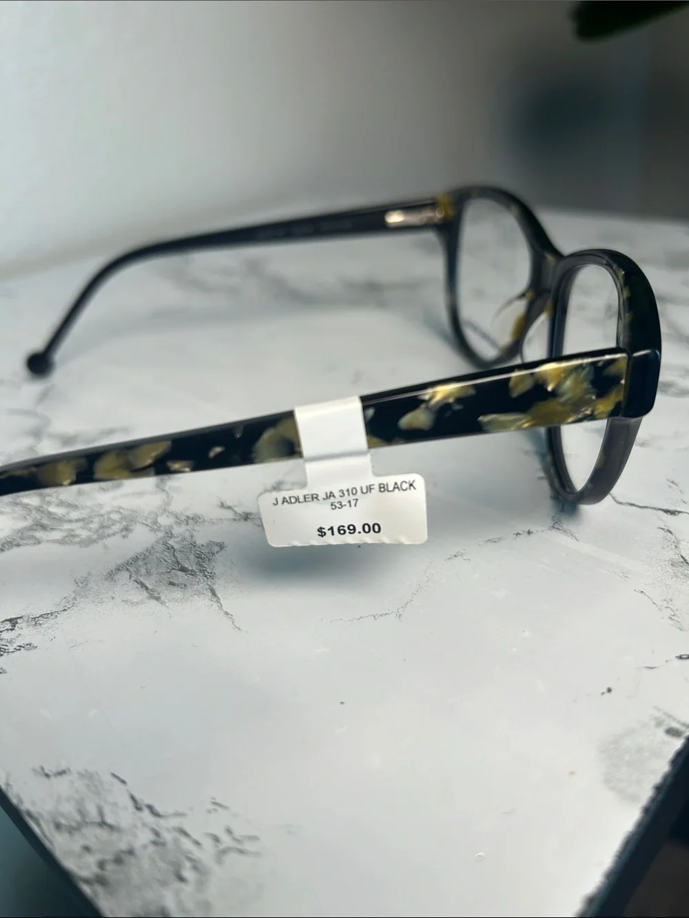 Jonathan Adler Black Cat-Eye Eyeglass Frames NWT